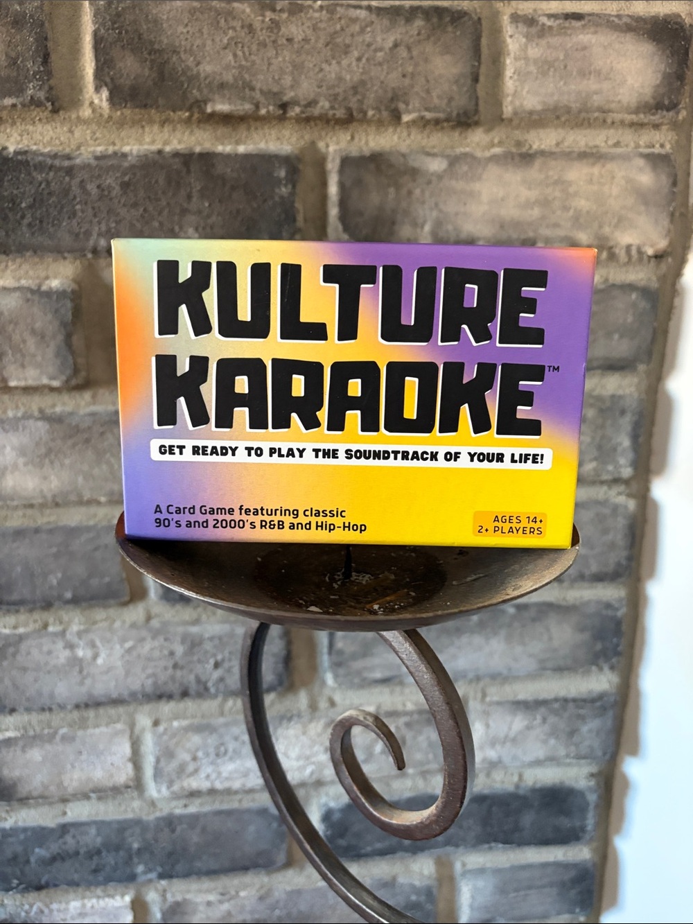Kulture Karaoke Card Game — Purple & Yellow Party Edition